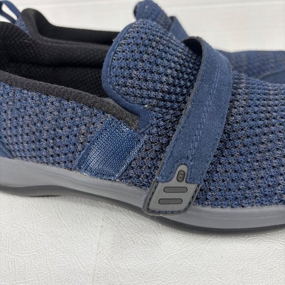 Orthofeet Quincy Loafer Stretch Knit Womens Size 7 Blue Comfort Orthotic Slip On - Picture 6 of 12